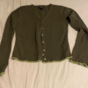 Green Cardigan